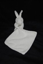 DOUDOU ET COMPAGNIE DC303 lapin blanc mouchoir double boite en fleur TTBE