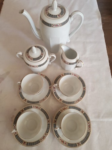 Vintage service café - service, en