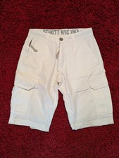 Short blanc coton polyester