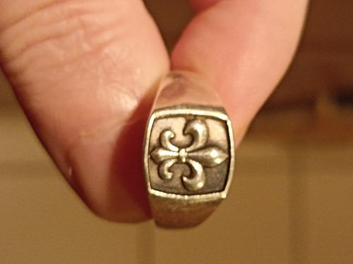 Bague chevalière argent - bague,