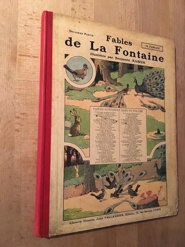 Benjamin rabier fables de - benjamin,