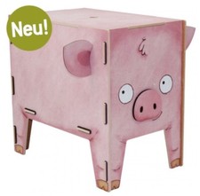 coffre à jouet cochon  kit en bois éco certifié Werkhaus
