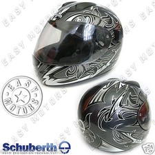 Casque Helmet Intégrale SCHUBERTH R1 Argent Noir Gra. Double Visière TAILLE S