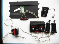 Lot alimentation/rail start/2 manettes pour circuit Polistil (testé)