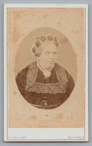 Cdv 1870 isabelle graham lady - cdv,