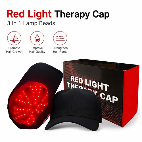 Led red light - light, cap