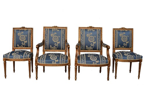 Salon style louis - de, bois
