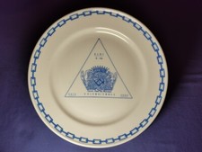 Assiette franc maçonnique - assiette, franc-maçonnique