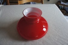 ABAT JOUR GLOBE OPALINE ROUGE