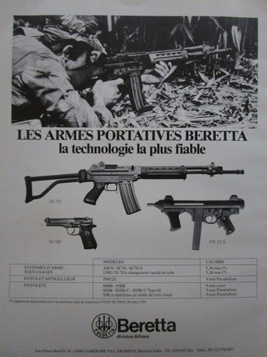 1984 pub beretta 12s sc - pm,