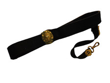 TRES BELLE CEINTURE PORTE EPEE MARINE NATIONALE / SUPER ETAT / #.1