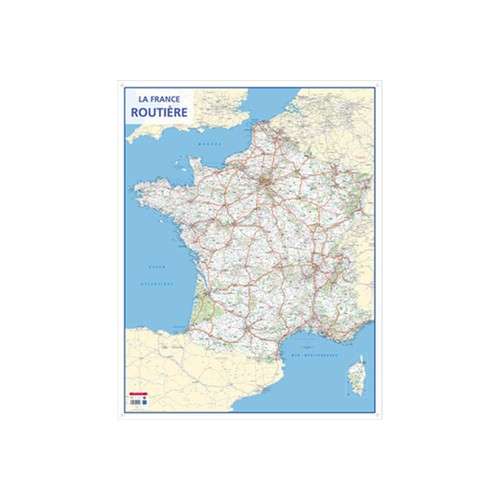 Carte murale la france - -,