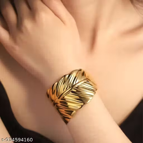 Bracelet manchette losange