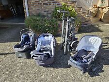 poussette Trio Inglesina Bleu Jean