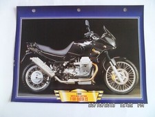 CARTE FICHE MOTO MOTO GUZZI DAYTONA 1100 QUOTA ES 1999