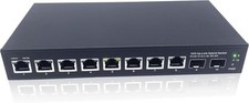 Switch 10Gb Non Géré 2 Ports SFP+ 8x RJ45 2.5G Plug & Play Freebox Livebox NAS