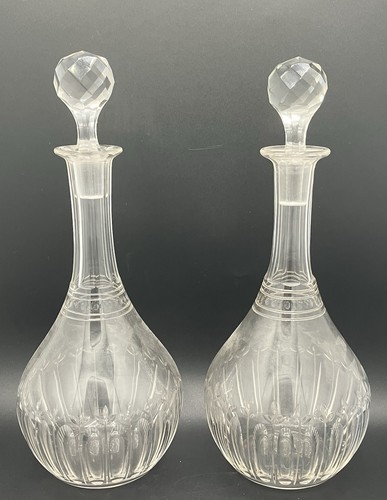 Paire carafes cristal - carafes,