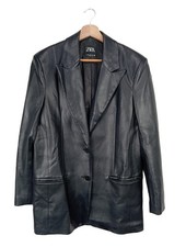 ZARA Veste en cuir