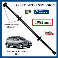ARBRE DE TRANSMISSION + paliers et flector NEUF prévu pour SCENIC RX4 1999-2003