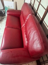 canapé cuir  3 places. marque