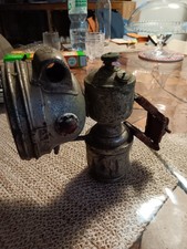 -ANCIENNE LAMPE DE VELO A CARBURE ACETYLENE SORTIE DE GRENIER COLLECTION VELO