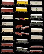 train HO  MARKLIN HO 15 WAGONS / jouet ancien