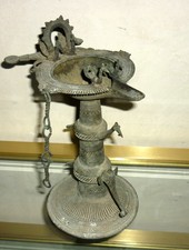 lampe à huile indienne en