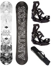 Set de Snowboard AIRTRACKS Akasha Wide + Fixation Étoile Ou Master + Sb Sac /