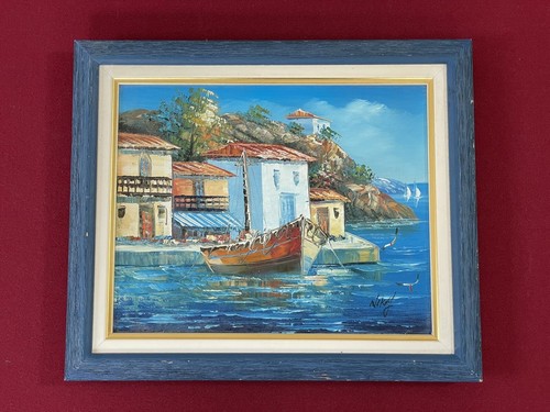 Peinture tableau signée - peinture,