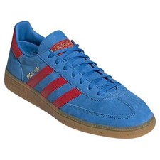 Adidas Originaux Hommes Handball Spezial Baskets Chaussures Bleu Rouge Rétro Og