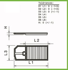 Filtre a air Green pour VW Golf 4 de 1997 a 2003 1.4Li 16V-75cv