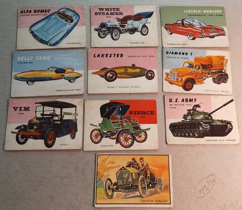 1954 topps world wheels - world,