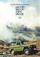 Catalogue Brochure Mercedes G