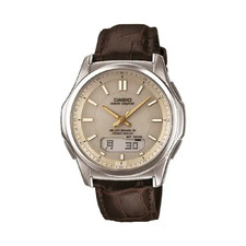 Casio Wave Ceptor WVA-M630L-9AJF Solar Multiband 6 Radio Contrôlé Marron Cuir