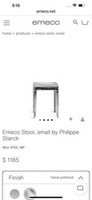 Pair of Authentic Emeco Stools