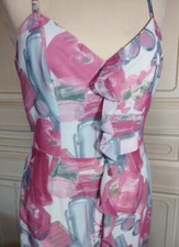 NATHALIE CHAIZE ROBE CREATRICE  PETIT BAZAR DE FILLE.. VOLANT T M