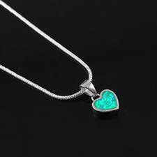 Vert Opale Forme Coeur