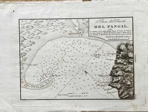 Carte marine ancienne del - ancienne,
