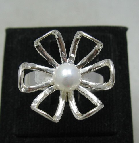 Bague argent sterling - en,