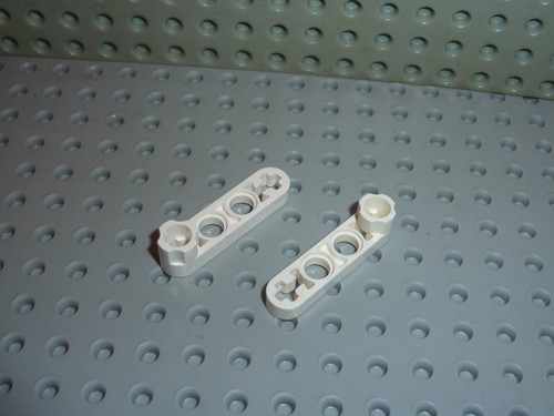 Lego technic white liftarm 1x4 - white,
