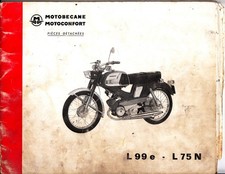 Catalogue de pièces détachées Motobécane L 99 e - L 75 N Juillet 72