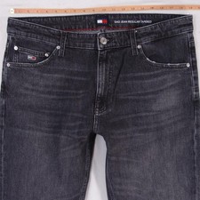 Hommes Tommy Hilfiger DAD JEAN Regular Tapered Élasthanne Gris Jeans W36 L34