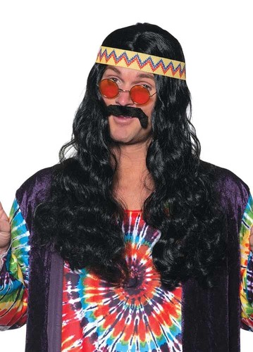 Perruque costume hippie - costume,