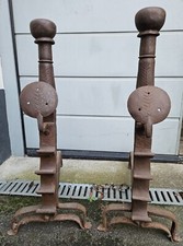 chenet cheminée Louis XIII