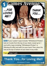 One Piece Card Game ! Thank You...for Loving Me!! OP08-053 RARE - Anglais !