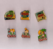Lot de 6 pin's boisson / Oasis