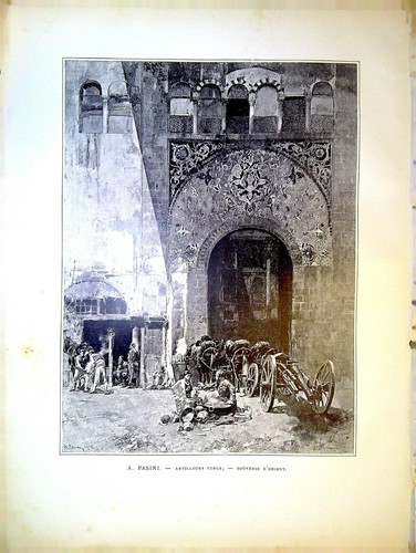 Gravure presse artilleurs - -,