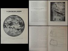 CONSTRUCTION MODERNE n°1 1931 JEAN-JULIEN LEMORDANT, PARIS, 50 AVENUE RENE COTY