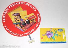 COLLECTOR : PLV & BON Jeu COFFRET APPAREIL PHOTO jetable KODAK Hercule DISNEY