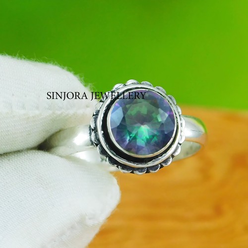 Bague cadeau argent - bague, en